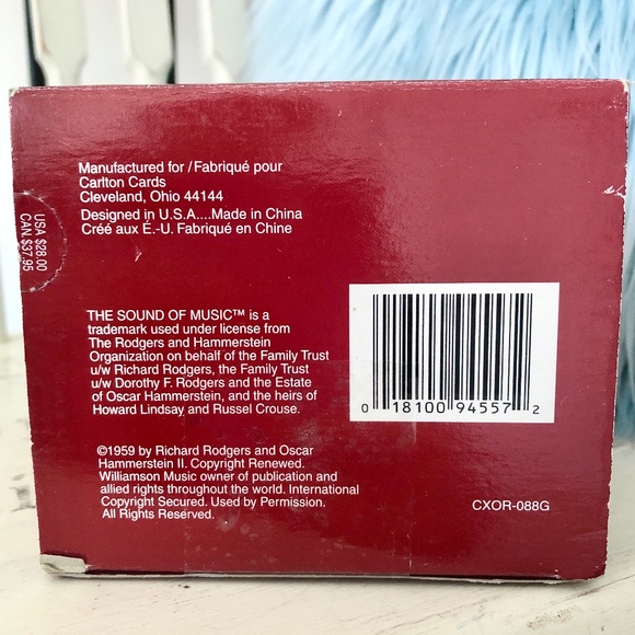 The Sound of Music, Broadway, Light, Sound, Vintage 2002 Carlton Cards, Ornament - Picture 14 of 16